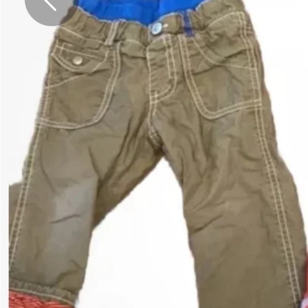 Bit’z kids Straight Leg Bottoms with Reinforced‎ Stitching 18-24 lined pants